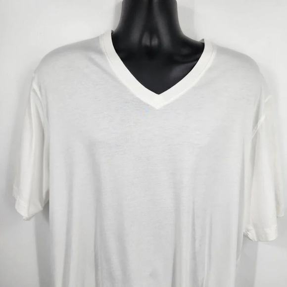 Left Coast Tee Men's Cotton Short Sleeve‎ Crew Neck Tee in White Size XXL - Picture 4 of 10